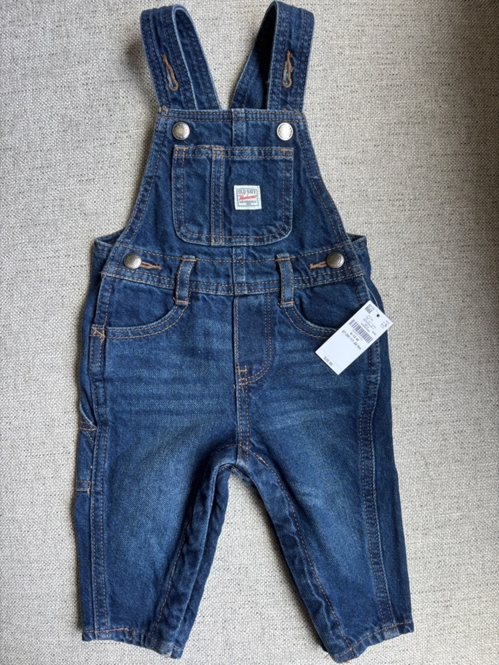 Old Navy Dark Blue Denim Overalls for Kids